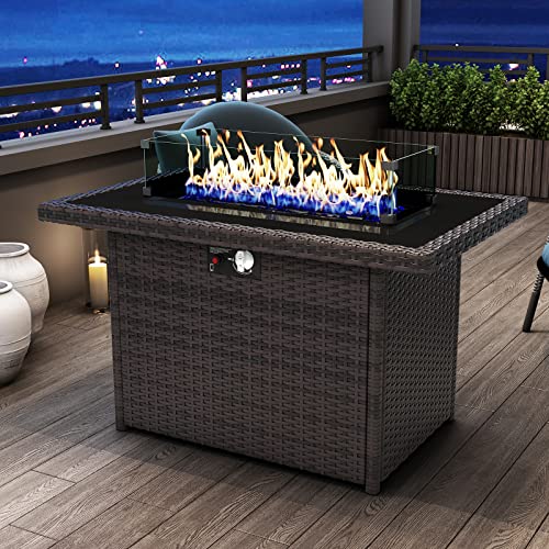 KHOLH Outdoor Propane Fire Pit Table